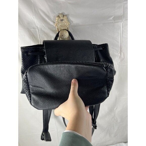 STEVE MADDEN Black Backpack Perforated - Picture 13 of 15